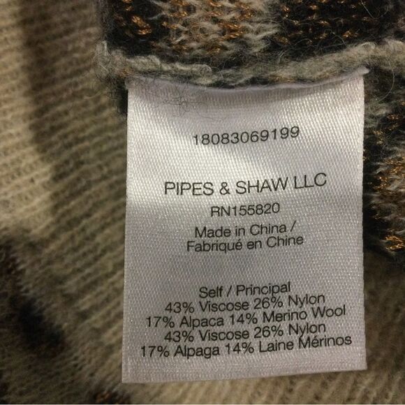 VERONICA BEARD Marly Leopard Print Sweater - Picture 8 of 8